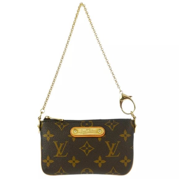 Louis Vuitton Monogram Pochette Milla PM Handbag M60095 AA2078 124912 - Picture 1 of 12